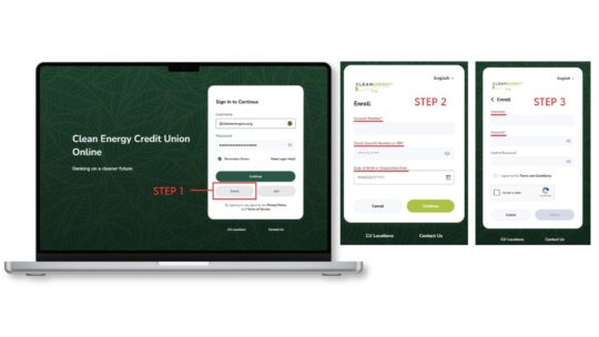 How to enroll into digital banking image