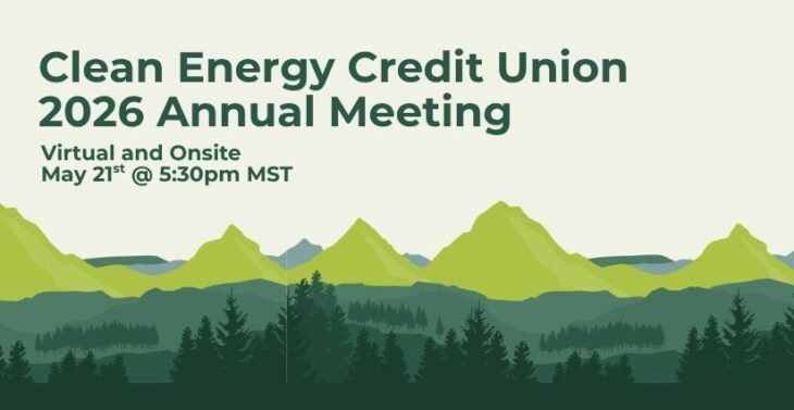 annual meeting graphic with time and date