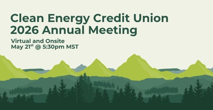 annual meeting graphic with time and date